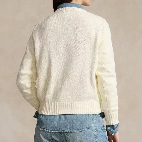 Polo by Ralph Lauren White Bear Sweater - Picture 3 of 5